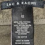 New Zac & Rachel Slim Leg Olive Green Corduroy Women's Pants Size 12 Stretch Photo 6
