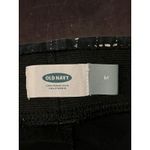 Old Navy  Leggings Womens Medium Black White Grid Print Stretch Pull On Cotton Photo 6