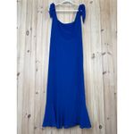 Lulus NWT  Summer Invite Royal Blue Tie-Strap Tiered Midi Dress Wedding Gala XXL Photo 1