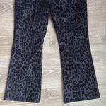 Derek Lam NEW 10 CROSBY Corinna Velvet Leopard-Print Crop Flare Pants 4 Photo 12