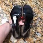 Stuart Weitzman  Brown Satin Embellished Shoes Photo 5