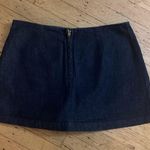BlueAsphalt Embroidered Denim Skort (Skirt+Short) Photo 1
