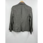 Rebecca Taylor  Blazer Womens 6 Gray Bow Pocket Lined Tailored‎ Office Jacket Photo 4