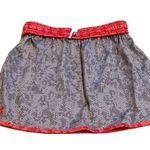 Under Armour reversible mesh mini skirt athletic orange gray small pull … Photo 1