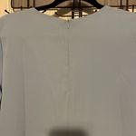 BRAND NEW Bell Sleeve V Neck Lined Dress Size L Blue Size L Photo 4