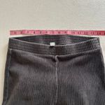 Aerie  Ribbed Velour Flare Pants Gray Size M | Cozy Lounge Athleisure Photo 4