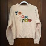 Anthropologie  Postmark Tomorrow Graphic Sweatshirt Size M Photo 0