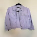 WORTH New York Lavender Leather Jacket – Size 0 Purple Photo 1