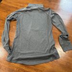 Under Armour  HeatGear 1/2 Zip Tech Pullover Shirt Gray Women's‎ Small S Photo 1