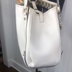 Gucci Abbey D Ring White Leather Shoulder Bag Tote Vintage Authentic Dust Bag Photo 4