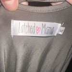 Latched Mama knit 3/4 sleeve XL green nursing dress Photo 2