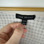 Lane Bryant Lane‎ Bryant Womens Essentials Houndstooth Gathered-Shoulder Sweater Sz 22/24 Photo 10