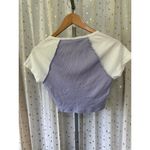 NWOT Pacsun Pacific Sunwear 100% Cotton Script Notched Raglan Crop T Photo 3