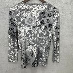 vtg Y2K B. Moss top womens medium black geometric paisley‎ lace trim whimsigoth Photo 5