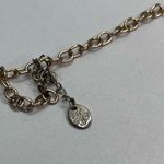 Boutique Long Peach Moonglow Lucite Fringed Pendant Gold 30” Photo 6