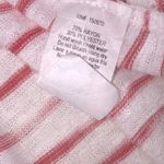 Hummingbird size small red & white striped top Photo 4