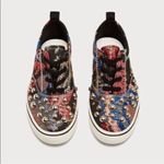 ZARA  Studded Jacquard Floral Sneakers EU 36 US 6 Statement Shoes Photo 3