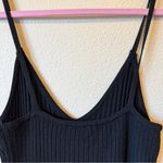 7 For All Mankind  Black Easy Tank Dress Midi Womens S Beachy Casual Classic Photo 2