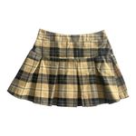 Hesperus  Young Contemporary Plaid Print Pleated 100%‎ Polyester Skirt Size 12 Photo 1