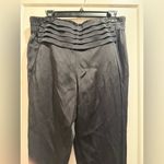 Alexander Wang  Black Pleated High-Waist Pants Size 8 Photo 2