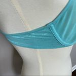 Victoria's Secret  Bra Underwire Sheer Sheer Mesh Ruffle Floral Seafoam Green Y2K Photo 4