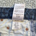 Mother Superior The Tomcat Raw Hem Ankle Jeans Sinister Leopard Print Sz 24💛 Blue Photo 12