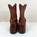 Justin Boots  Women’s 7 D Brown Cowboy Cowgirl Leather Rodeo Western Photo 2