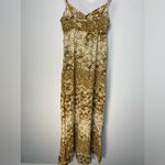 H&M  Floral Maxi Dress Babydoll Milkmaid Green Pink Cottagecore Boho Hippie Beach Photo 4