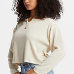 Billabong  Mai Tai Long Sleeve Top Cream‎ Ivory S Photo 0
