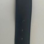 Classic 80’s Escada Gold Flower Charm Belt Navy Blue White 42 Germany Photo 2