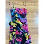 ROCOCO SAND multi floral bodycon Chris Midi Dress small Black Photo 11