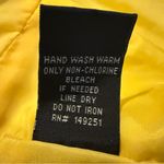 Baccini NWT  Faux Leather Moto Jacket – Women’s Size Large – Mustard Yellow Photo 7