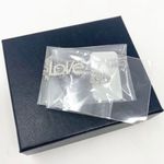 Macy's Macy’s Silver Love Cubic Zirconia Necklace 18” NWT Photo 1