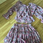 MISA Los Angeles SET MISA LILYANNA TOP AND WILLA SKIRT IN PINK FLORAL Photo 4