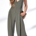 Kendall + Kylie Olive Green Jumpsuit Photo 0