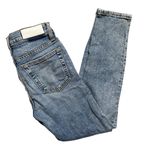 RE/DONE  Originals High-Rise Ankle Crop Stretch Mid-90’s Wash Blue Jeans Size 26‎ Photo 8
