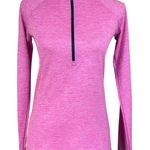 Under Armour  X-Small Threadborne Fitted 1/2 Zip Pullover Top HeatGear Zip Pocket Photo 0