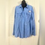 Magellan outdoors Magellan Blue Long Sleeve Fishing Shirt Size 2X EUC Photo 1