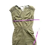 Xirena Jumpsuit Nell Cotton Gauze in Basil Green Wide Leg V Neck Medium Photo 8