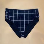 Aqua Couture Black White Gridlock High Waist With Contrast Bindi Bikini Bottom L Size L Photo 0