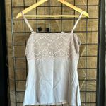 Soma  Womens Lace Trim Cami XL Tan Nude Tank Adjustable Straps Photo 2