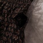 Anthropologie The Somerset Jumpsuit MP Black Printed Wide Leg Women's XS Boho Photo 3