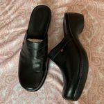 Ecco  black leather clogs. Sz 42 Photo 1