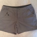 The North Face Womens Shorts SZ 12 Gray Hiking Photo 0