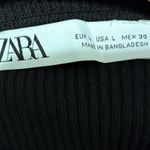ZARA  Black Ribbed Knit Top Photo 1