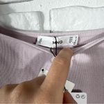 Mango NWT MNG Puff Sleeve Ribbed Bodycon Dress Size Medium Photo 3