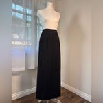 Apostrophe Vintage Y2K  Stretch Black Pinstripe Maxi Skirt Photo 3
