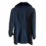 Dolce & Gabbana  Black Coat with Fur Collar SC EU 38/ US S Photo 5