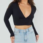 Garage Long Sleeve Plung Top Photo 0