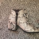 Seychelles  Snakeskin Block Heel Booties Photo 4